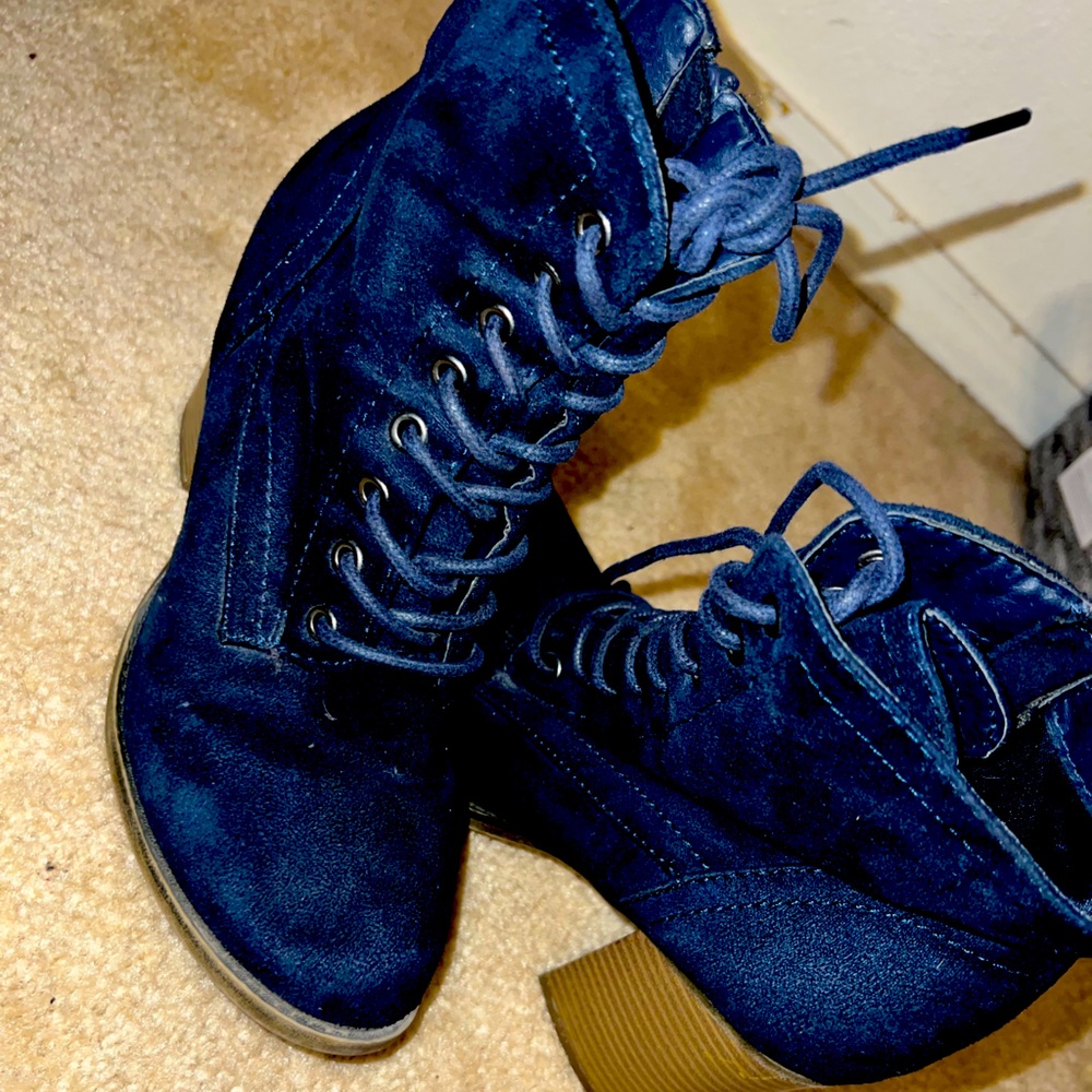 Blue suede